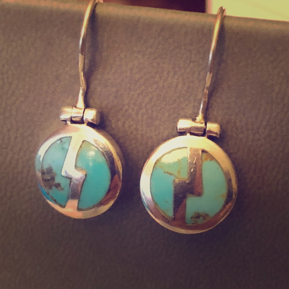 Sterling silver turquoise earrings